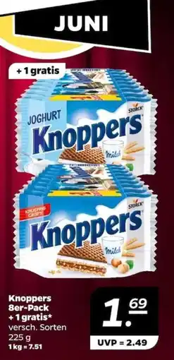 NETTO Knoppers 8er-Pack +1 gratis Angebot