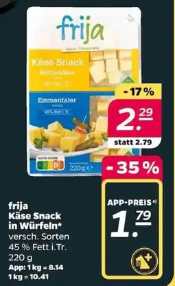 NETTO frija Käse Snack in Würfeln Angebot