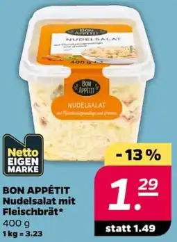 NETTO BON APPÉTIT Nudelsalat mit Fleischbrät Angebot