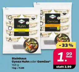 NETTO Steinhaus Gyoza Huhn oder Gemüse Angebot