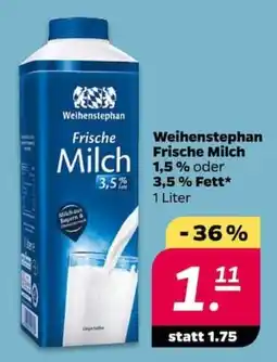 NETTO Weihenstephan Frische Milch Angebot