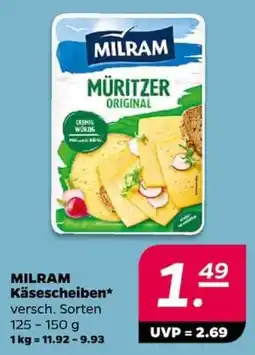 NETTO MILRAM Käsescheiben Angebot