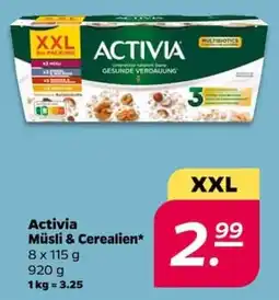 NETTO Activia Müsli & Cerealien Angebot