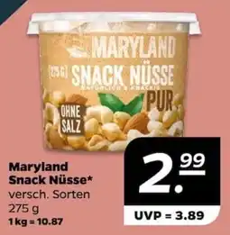 NETTO Maryland Snack Nüsse Angebot