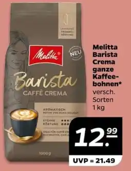 NETTO Melitta Barista Crema ganze Kaffeebohnen Angebot