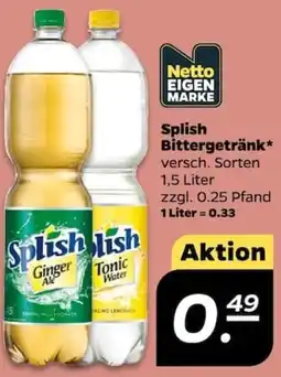 NETTO Splish Bittergetränk Angebot