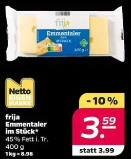NETTO frija Emmentaler Angebot