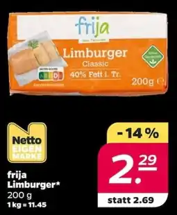 NETTO frija Limburger Angebot