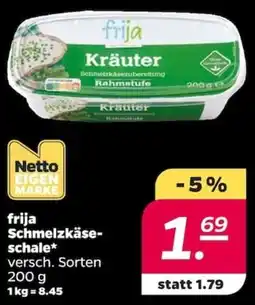 NETTO frija Schmelzkäseschale Angebot