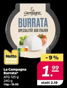 NETTO La Campagna Burrata Angebot
