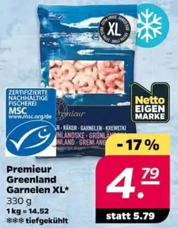 NETTO Premieur Greenland Garnelen XL Angebot