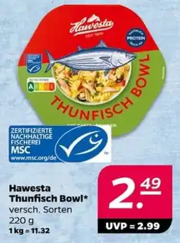 NETTO Hawesta Thunfisch Bowl Angebot