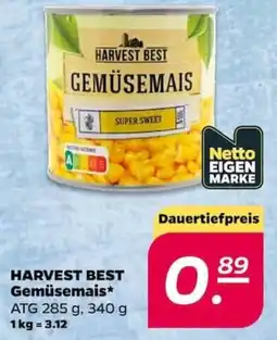 NETTO Harvest best gemüsemais Angebot
