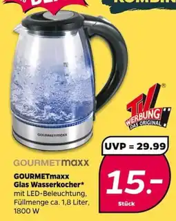 NETTO GOURMETmaxx Glas Wasserkocher Angebot