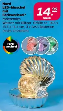 NETTO Nord LED-Muschel mit Farbwechsel Angebot