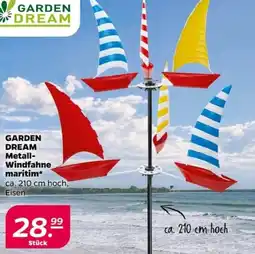 NETTO GARDEN DREAM Metall Windfahne maritim Angebot