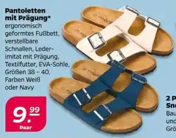 NETTO Pantoletten mit Prägung Angebot