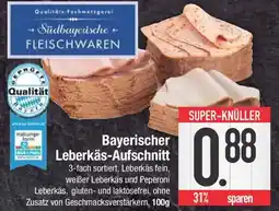 E-Center Bayerischer Leberkäs-Aufschnitt Angebot