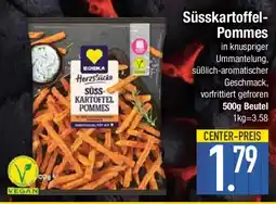 E-Center Süsskartoffel Pommes Angebot