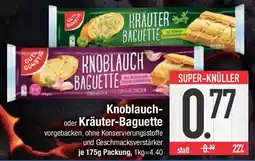 E-Center Knoblauch oder Kräuter-Baguette Angebot