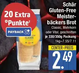 E-Center Schär Gluten-Free Meisterbäckers Brot Angebot