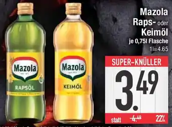 E-Center Mazola Raps- oder Keimöl Angebot