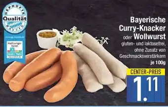E-Center Bayerische Curry-Knacker oder Wollwurst Angebot