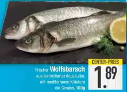 E-Center Frischer Wolfsbarsch Angebot