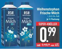 E-Center Weihenstephan Frische Milch Angebot