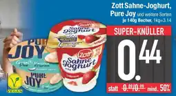 E-Center Zott Sahne-Joghurt, Pure Joy Angebot