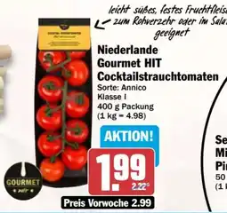 AEZ Niederlande Gourmet HIT Cocktailstrauchtomaten Angebot