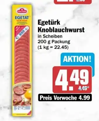 AEZ Egetürk Knoblauchwurst Angebot