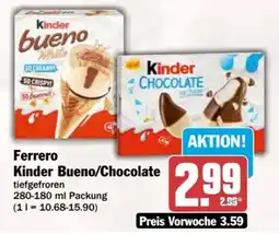 AEZ Ferrero Kinder Bueno/Chocolate Angebot