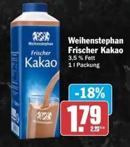 AEZ Weihenstephan Frischer Kakao Angebot