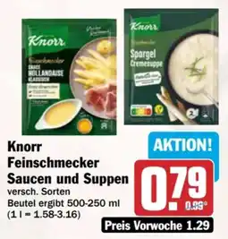 AEZ Knorr Feinschmecker Saucen und Suppen Angebot