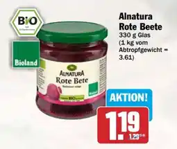 AEZ Alnatura Rote Beete Angebot