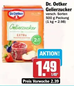AEZ Dr. Oetker Gelierzucker Angebot