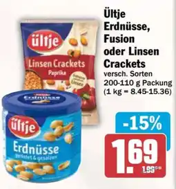 AEZ Ültje Erdnüsse, Fusion oder Linsen Crackets Angebot