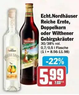 AEZ Echt.Nordhäuser Reiche Ernte, Doppelkorn oder Wilthener Gebirgskräuter Angebot