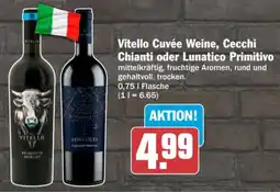 AEZ Vitello Cuvée Weine, Cecchi Chianti oder Lunatico Primitivo Angebot