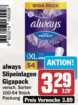 AEZ always Slipeinlagen Gigapack Angebot