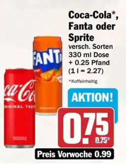 AEZ Coca-Cola, Fanta oder Sprite Angebot