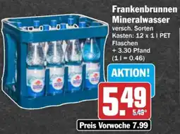 AEZ Frankenbrunnen Mineralwasser Angebot