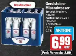 AEZ Gerolsteiner Mineralwasser Angebot