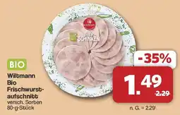 Famila Nord West Wiltmann Bio Frischwurstaufschnitt Angebot