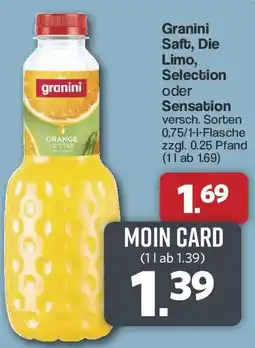 Famila Nord West Granini Saft, Die Limo, Selection oder Sensation Angebot