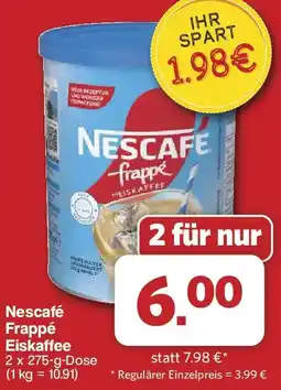 Famila Nord West Nescafé Frappé Eiskaffee Angebot