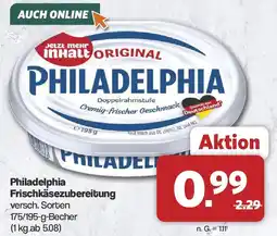 Famila Nord West Philadelphia Frischkäsezubereitung Angebot