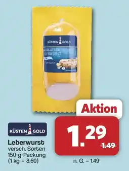 Famila Nord West KÜSTEN GOLD Leberwurst Angebot