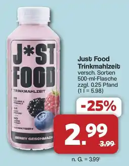 Famila Nord West Just Food Trinkmahlzeit Angebot